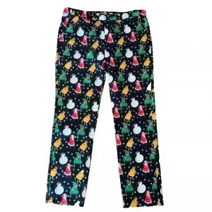 U LOOK UGLY TODAY Christmas Santa Clause & Snowman Pants Men’s Size XL